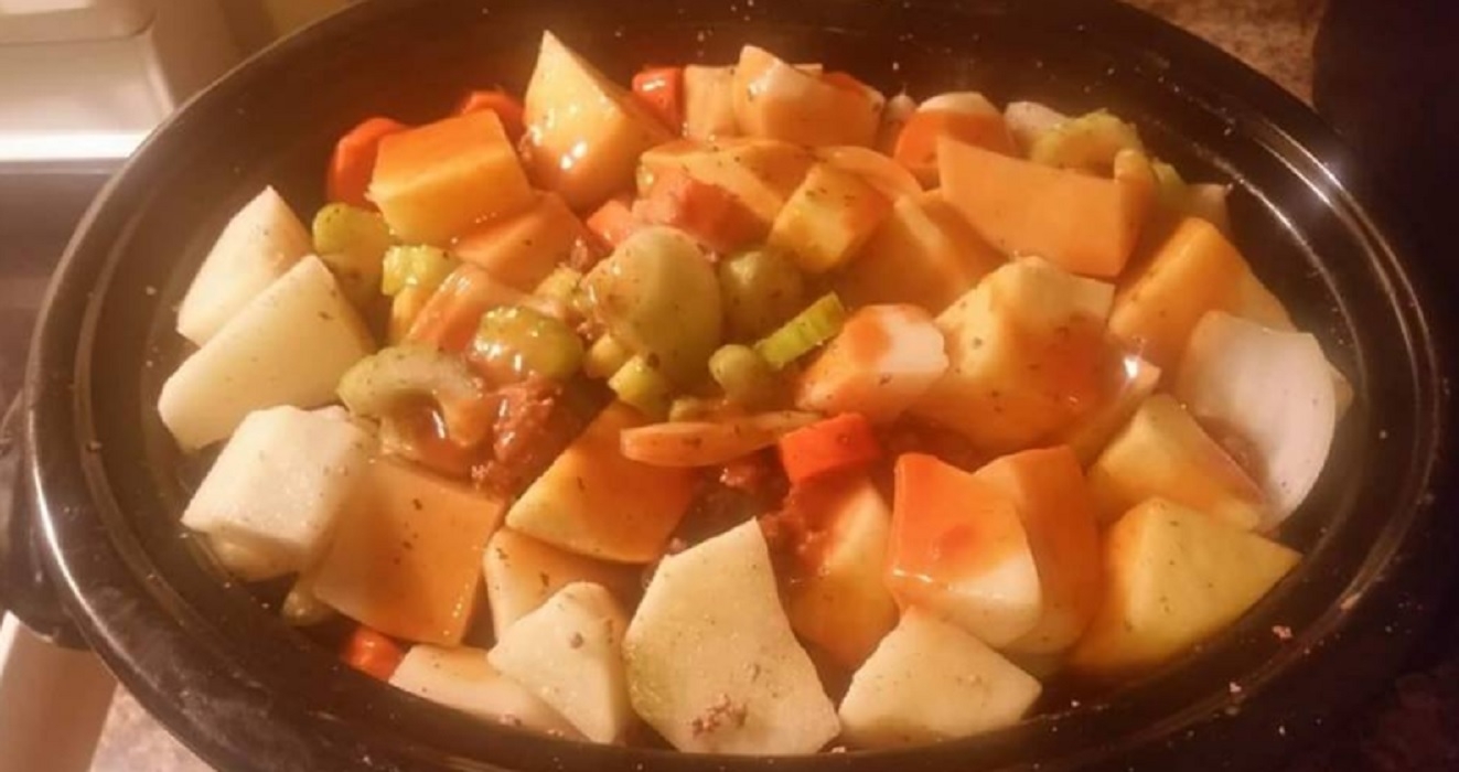Recette: Ragot de boeuf hach et lgumes  la mijoteuse.