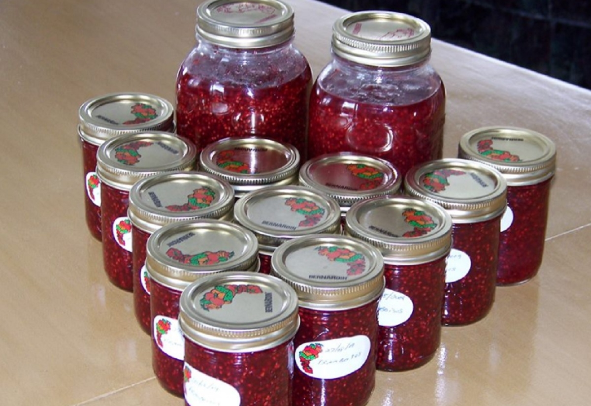 Recette: Confiture aux framboises de ma belle-m�re.
