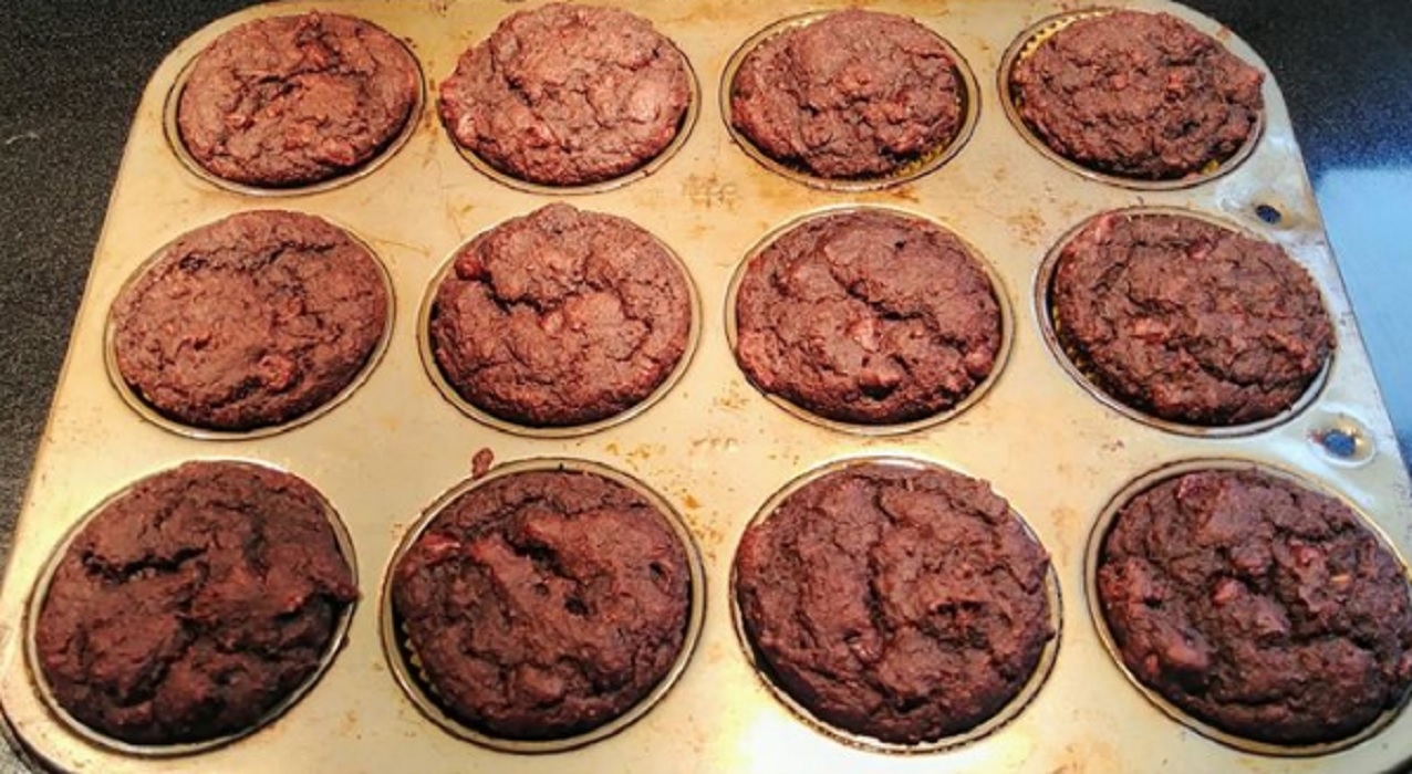 Recette: Muffins double chocolat protins sans culpabilit.
