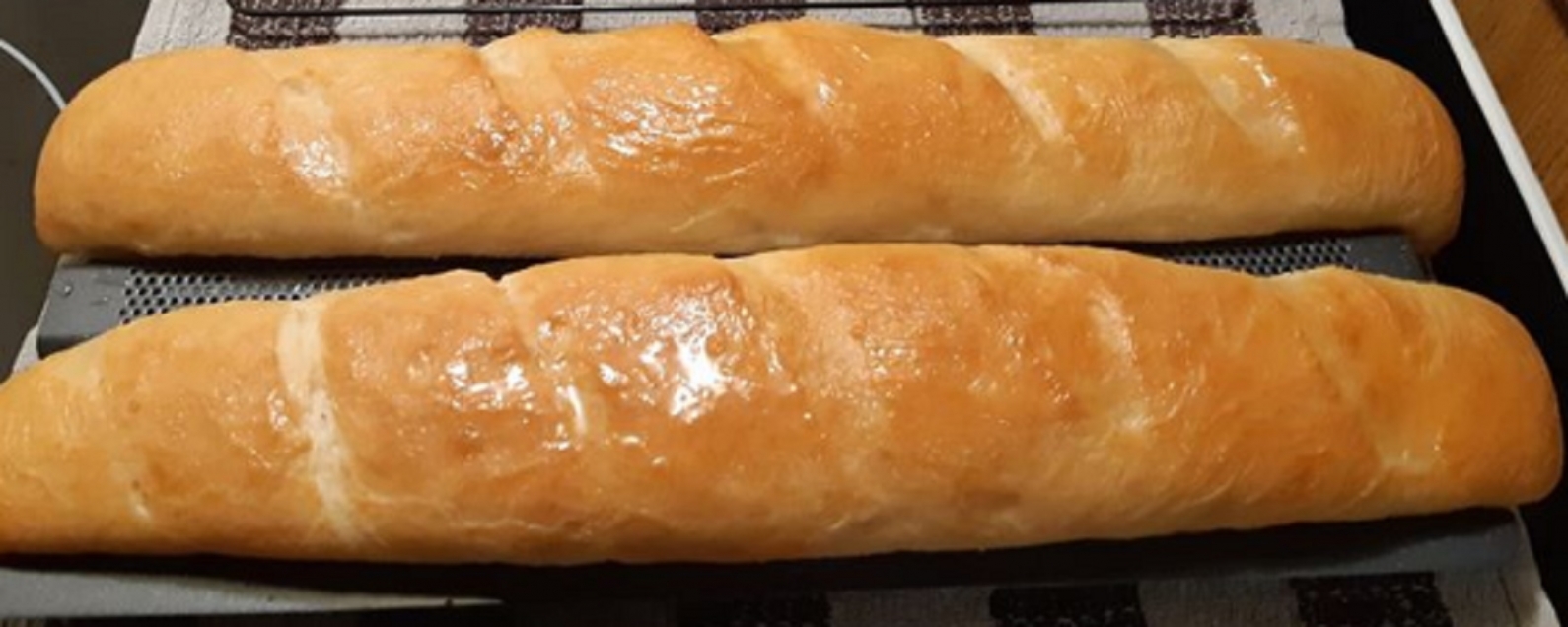 Recette: Pains baguettes.
