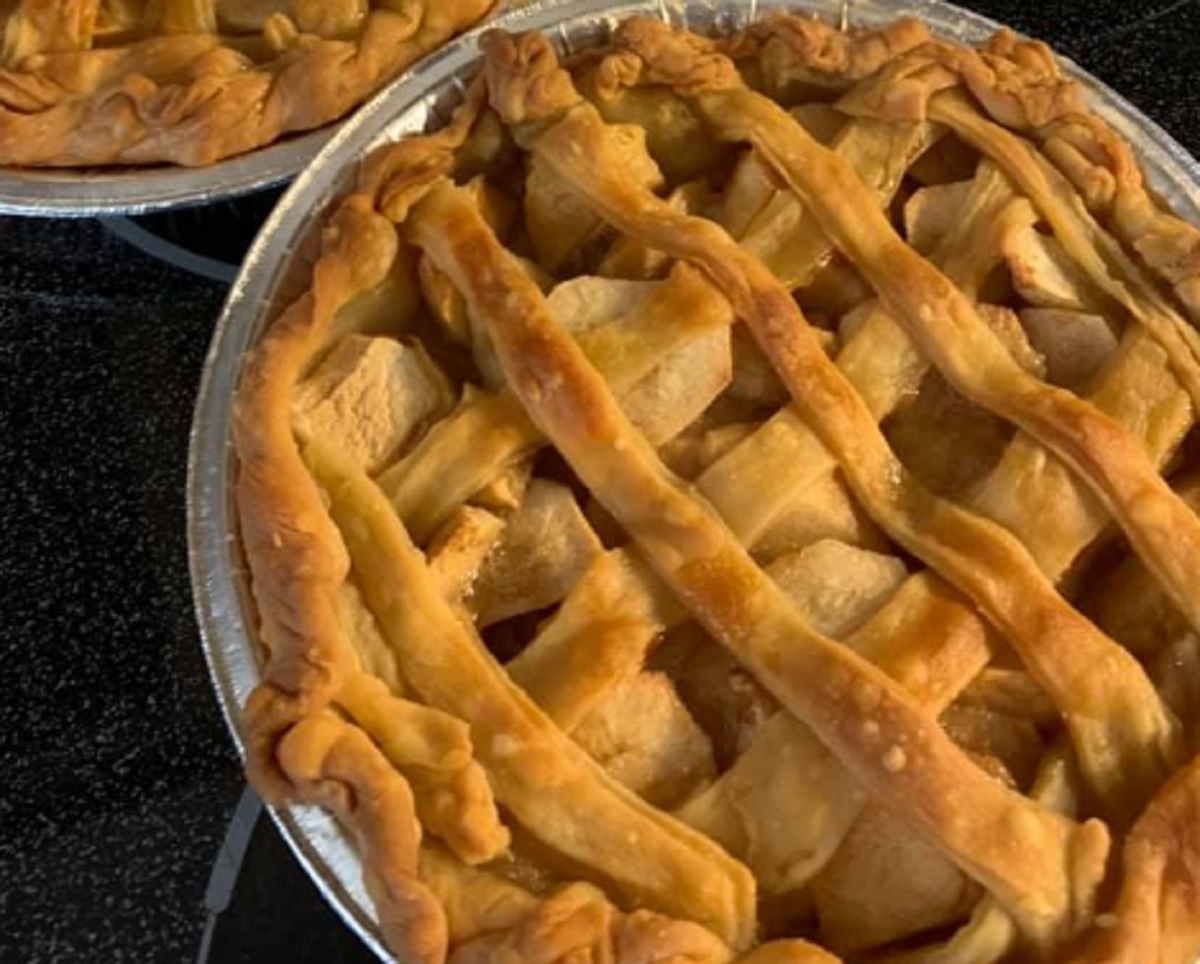 Recette: Tarte aux pommes et son caramel.